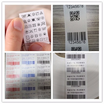 Wholesale Women Clothing Tag Garment Fabric Nylon Woven Wash Care Label