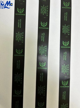 Factory Thermal Transfer Ribbon Satin Polyester Care Label Roll for Textile
