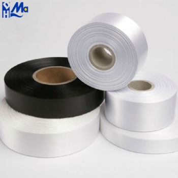 Garment Tag Custom Printed Instruction Polyester Satin Ribbon Tape Wash Care Label