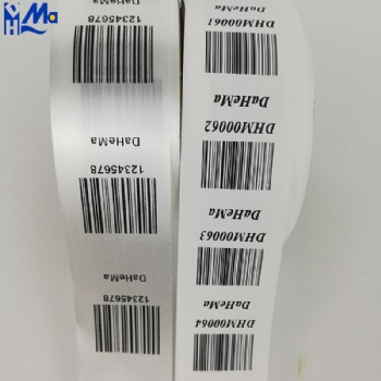 Garment Tag Custom Printed Instruction Polyester Satin Ribbon Tape Wash Care Label