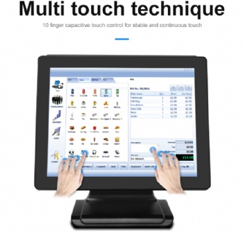 15.6 Inch Windows Android POS System Touch POS Machine POS-Terminal-Cash-Register