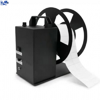 A7 180mm label sticker rewinder A7 MAX big label rewinder auto sync table top rewinding machine automatic