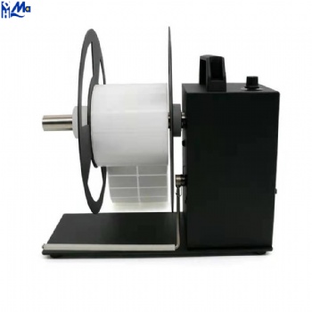 A 6series 120mm Width metal body Automatic Label Rewinder Machine unwind sticker rewinder desktop label rewinder