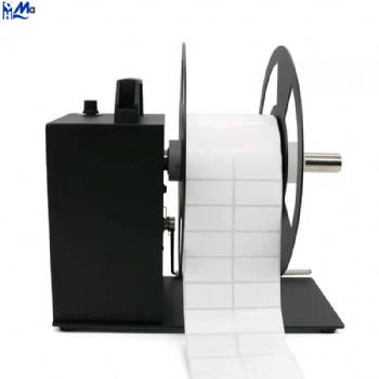 A8 label sticker rewinder180mm MAX big label rewinder auto sync table top rewinding machine automatic