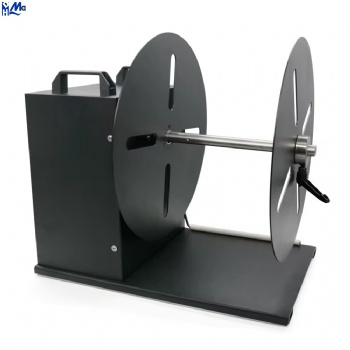 A9 heavy duty label rewinding machine 230mm big size label printer rewinder 8inch table top rewinding machine