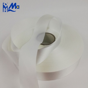 Garment Tag Custom Printed Instruction Polyester Satin Ribbon Tape Wash Care Label