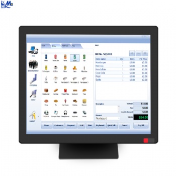 17 inch Touch Screen Gas Station POS System Dual Screen Wifi POS Machine