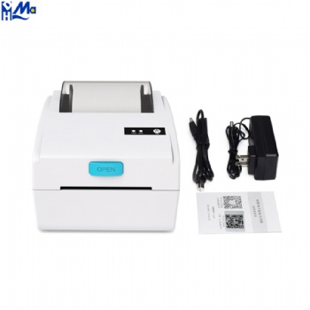 2 in 1 label and receipt paper supported thermal label printer bluetooth barcode printer 8610 white