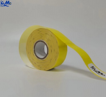 Hospital patient id wristband customized pulseras adults and children disposable medical vinyl thermal wristband