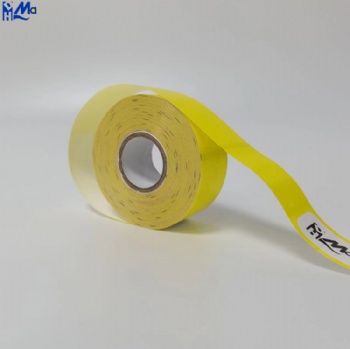 Hospital patient id wristband customized pulseras adults and children disposable medical vinyl thermal wristband