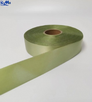 Green Satin Polyester Taffeta Color with color Ribbon