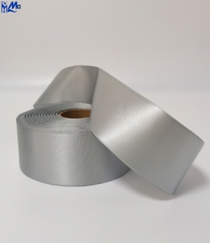 Grey Satin wash Care Label Roll