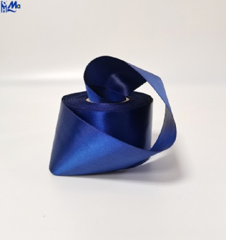 Dark Blue Woven Edge Satin suitable for Thermal Transfer Desktop Printers)&(suitable for Mid-High Range Industrial Thermal Transfer Printers)