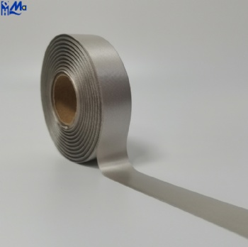 Dark Deep Grey Satin wash Care Label Roll