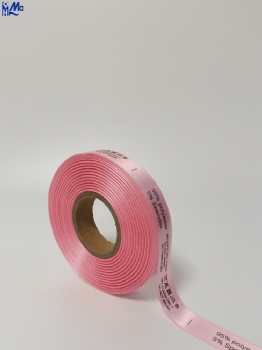 Colored Standard Soft Polyester satin labels