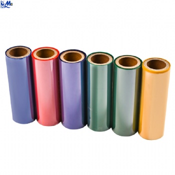 Purple,Gold, Silver, Yellow. Red, Green, Blue,White, Color Thermal Transfer Ribbon Wax