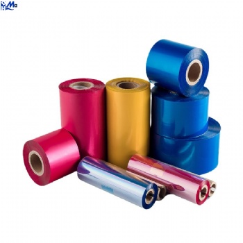 Thermal transfer ribbon metallic color ink foil ribbon