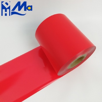 Red color thermal transfer printer ribbon 110mm 300m