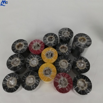 Color thermal transfer color wash resin printer ribbon