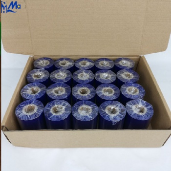 Yellow Thermal Transfer Barcode Printer Ribbon 110mmx300m TTR Transfer Wax Resin Ribbon