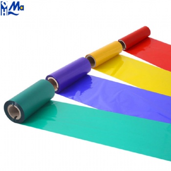 Yellow Custom Size Color Thermal Transfer Banner Wax Ribbon
