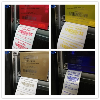 Yellow Custom Size Color Thermal Transfer Banner Wax Ribbon