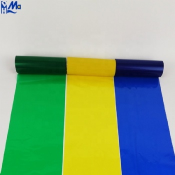 Color thermal transfer color wash resin printer ribbon