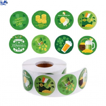 Custom Circle Stickers Roll Waterproof Round Vinyl Sticker Product Logo Label Printing