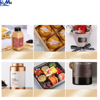 High Quality Luxury Bronzing Embossed Crystal Spot UV Spot Printing Wet Strength Texture Paper Roll Custom Wine Labels