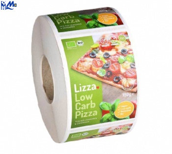Vinyl sticker printing adhesive labels Custom Barcode roll label Sticker factory custom logo sticker ink jet label