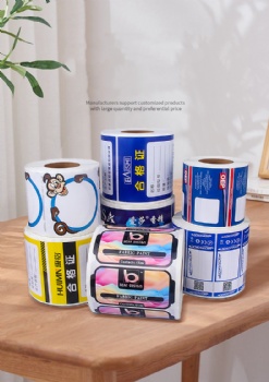 Custom Size Pill Bottle Labels Maker Stickers Packing Sticker For Vinyl Brand Advertising Pvc label