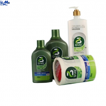 Factory Price Customized Personal Care Bottle Sticker Printing Water Proof Self Adhesive Label
