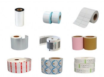 Private Customized LOGO Products Printed Self-adhesive Semi Gloss Label Sticker Roll