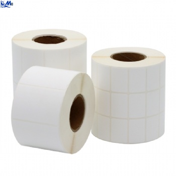 Self Adhesive Semi Gloss PP PE PET PVC Label Synthetic Paper Label Raw Material Rolls