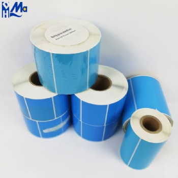 Three-proof Self Adhesive Colored Pink Blue Red Color Rolls Thermal Paper Label Sticker