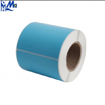 Custom Printing Round Direct Thermal Labels Blank Color Coding Dot Stickers Colored Paper Sticker Roll
