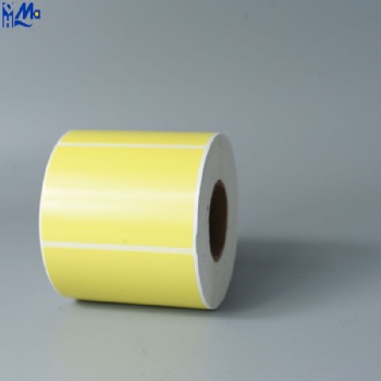 Custom Printing Round Direct Thermal Labels Blank Color Coding Dot Stickers Colored Paper Sticker Roll