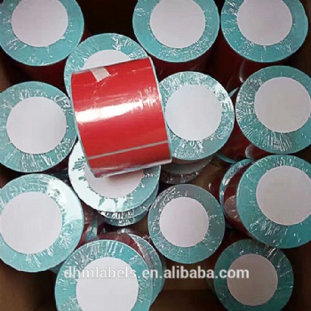 Three-proof Self Adhesive Colored Pink Blue Red Color Rolls Thermal Paper Label Sticker