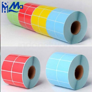 High Guality Color Synthetic Thermal Label Roll Self Adhesive Printable Thermal Paper