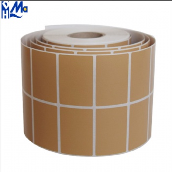 Custom Self Adhesive Colored Circle Direct Thermal Sticker Label Round Thermal Label Roll