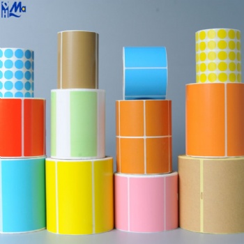 Paper rolls thermal label Varieties color of Dymo Compatible thermal labels roll price transfer paper