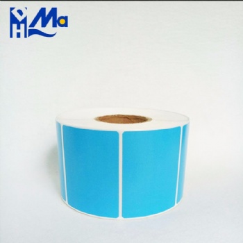 Custom Printing Round Direct Thermal Labels Blank Color Coding Dot Stickers Colored Thermal Paper Sticker Roll