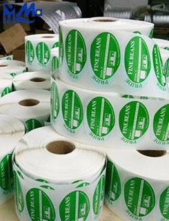 Custom printing supermarket store retail sale printable removable thermal synthetic paper shelf price label sticker