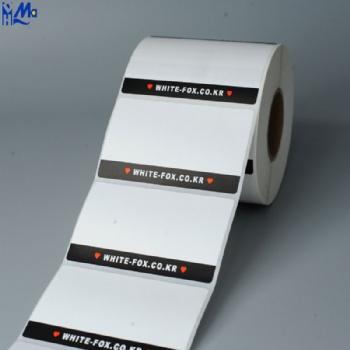 Custom printing blank round labels thermal labeles rolls cosmetics label printing and packaging