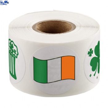 Custom Printed Self Adhesive Vinyl Label Logo Transfer Sticker Thermal Printer Sticker Paper Sticker
