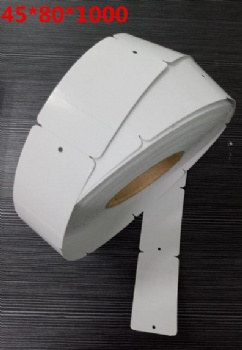 white self adhesive sticker paper pricing gun tag label for price labeller