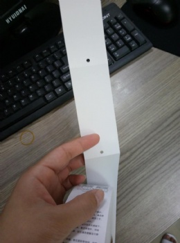 Blank Cardboard Printable Clothing Tag Label Roll Customized Price Hang Paper Tag For Crafts Garment Barcode In Roll With Hole