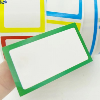 Custom Self Adhesive Colored Direct Thermal Sticker Label A4 Sheet Thermal Label Sheet Compatible with colorful thermal printer