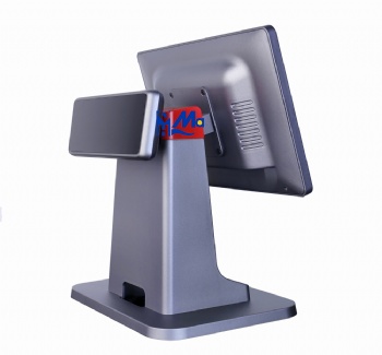 15.6 Inch All In One Android Pos Tablet Pos Dual Touch Screen C19 Cash Register Machine Pos System For Supermarket