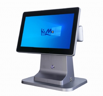 15.6 Inch All In One Android Pos Tablet Pos Dual Touch Screen C19 Cash Register Machine Pos System For Supermarket